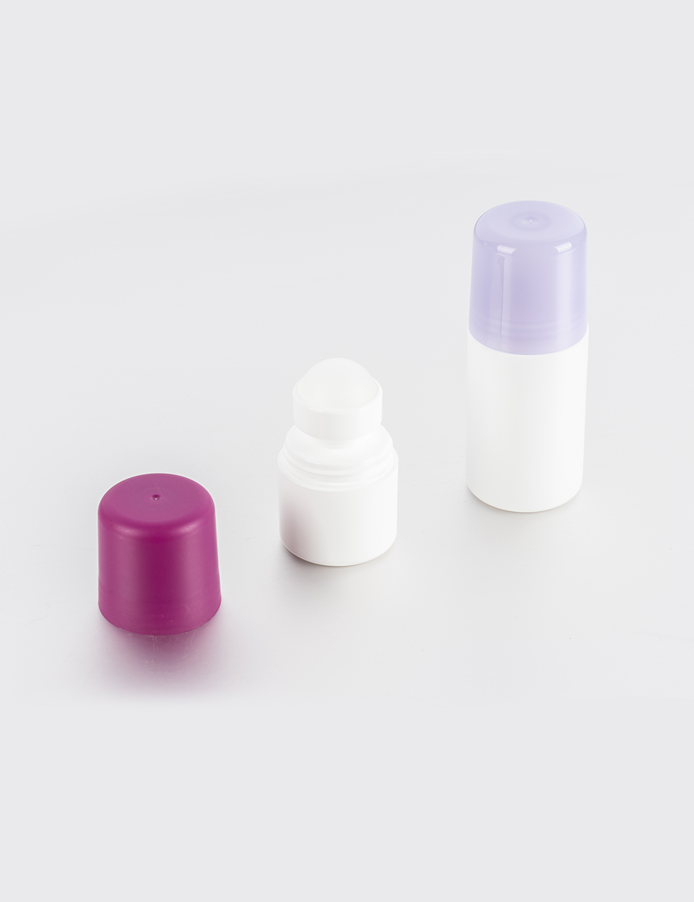 Şişe dedorant yuvarlak şişe üzerinde 30ml 60ml rulo